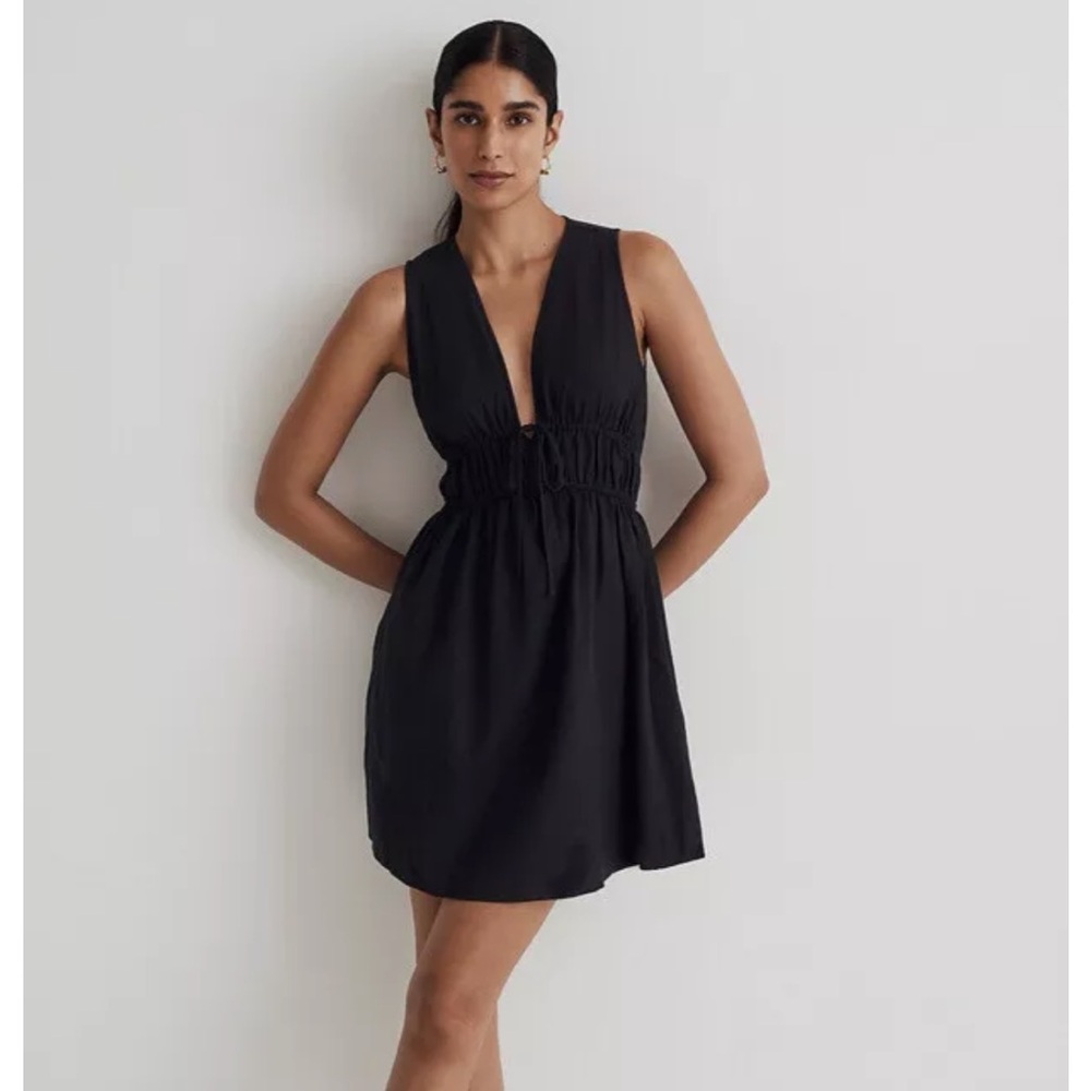 Madewell Sophia Deep-V Mini Dress